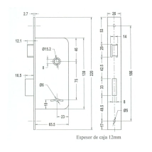 CERRADURA ACYTRA 174