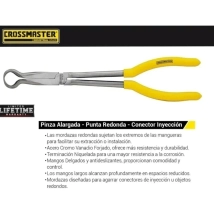 PINZA ALARGADA PUNTA REDONDA PARA CONECTORES DE INYECCION 11" CROSSMASTER
