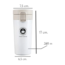 VASO TERMICO CON FILTRO 400 ML.