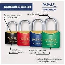 CANDADO 20 MM. PAPAIZ