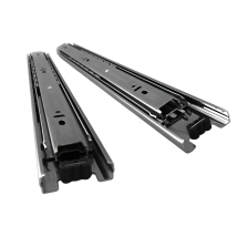 CORREDERA TELESCOPICA GUIA CAJON 45 CM NEGRA
