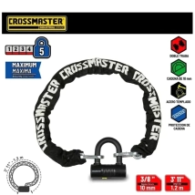 CADENA CON CANDADO 10 X 1200 MM. CROSSMASTER