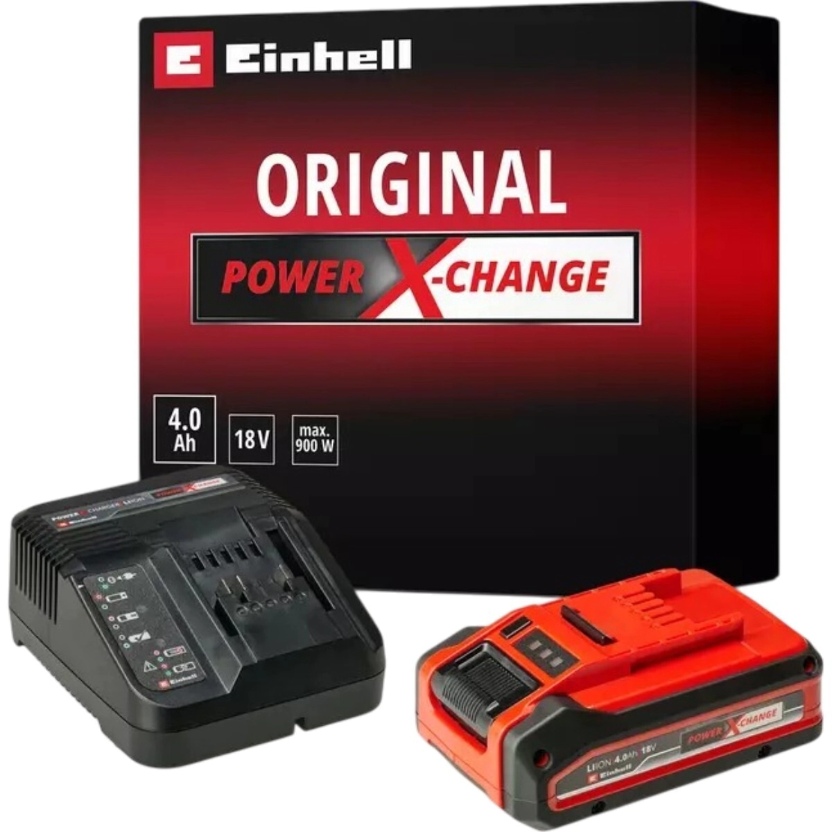 KIT BATERIA PXC 4AH + CARGADOR EINHELL 18V.