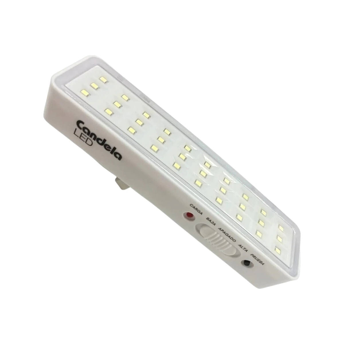 LUZ DE EMERGENCIA RECARGABLE 30 LED CANDELA
