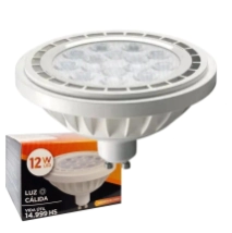 DICROICA LED DIMERIZABLE AR-111 12W CALIDA CANDELA