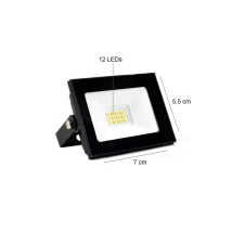 REFLECTOR LED 10W LUZ CALIDA CANDELA