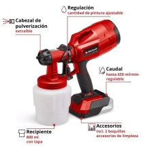 PISTOLA DE PINTAR A BATERIA 18V EINHELL