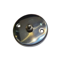 BOTON PULSADOR PARA TIMBRE REDONDO N&deg;9 ACERO INOXIDABLE Y BRONCE