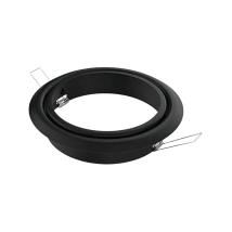 SOPORTE PARA DICROICA AR111 DE 10 CM ARO NEGRO