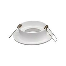SOPORTE PARA DICROICA GU10 5 CM ARO BLANCO