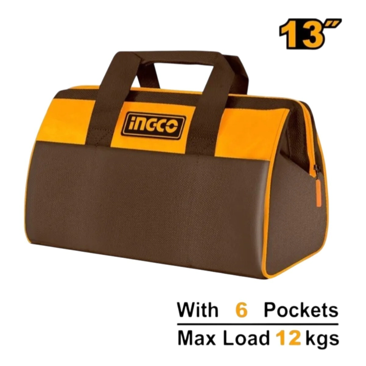 BOLSO INGCO 13" CON 6 BOLSILLOS