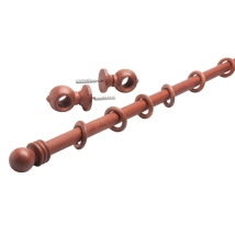 BARRAL PARA CORTINA MADERA 1.80 MTS