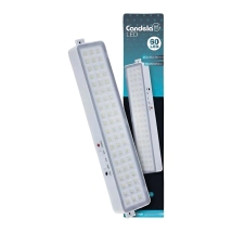 LUZ DE EMERGENCIA RECARGABLE 60 LED CANDELA