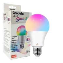 LAMPARA SMART LED RGB 9 W. CANDELA