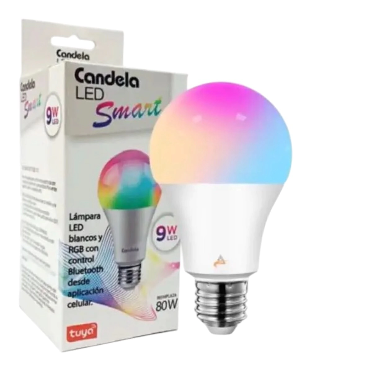 LAMPARA SMART LED RGB 9 W. CANDELA