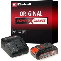 KIT BATERIA + CARGADOR STARTER 2.5 A EINHELL 18V.