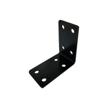 ESCUADRA PERFORADA NEGRA 70 X 70 X 45