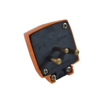 FICHA INDUSTRIAL 2 X 16A CON TIERRA