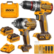 COMBO INGCO 20V TALADRO 96NM + LLAVE IMPACTO 850NM