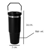 VASO TERMICO 900 ML.