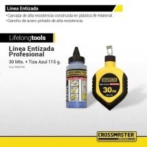 CHOCLA LINEA ENTIZADA 30 M + TIZA AZUL CROSSMASTER