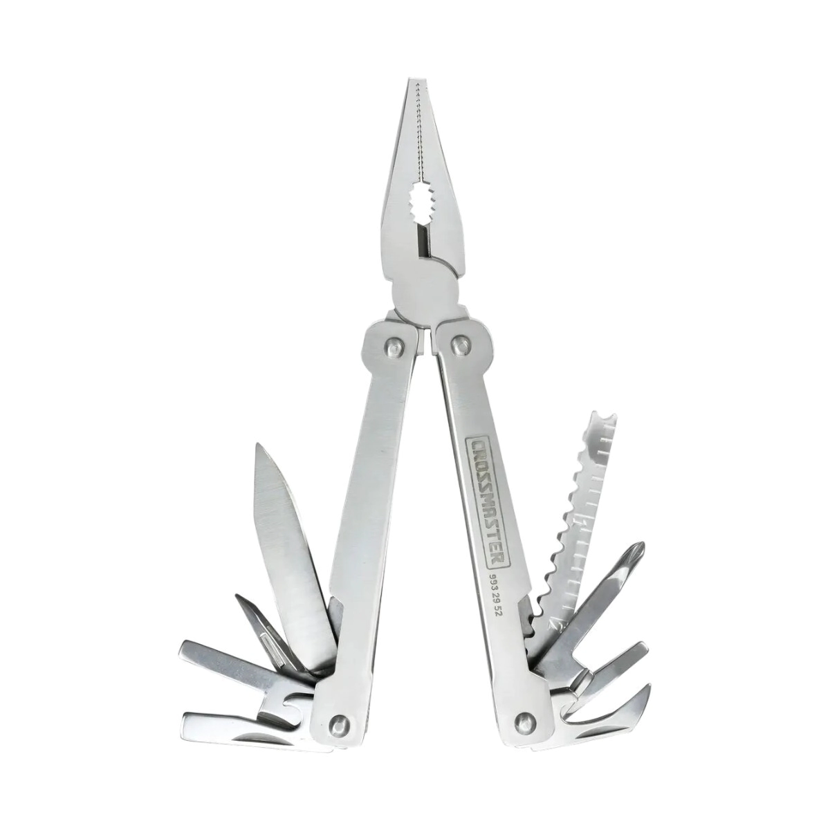 MULTI HERRAMIENTA 15 FUNCIONES ACERO INOXIDABLE CROSSMASTER