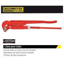 LLAVE PARA CA&Ntilde;OS AJUSTABLE STILSON 1" CROSSMASTER