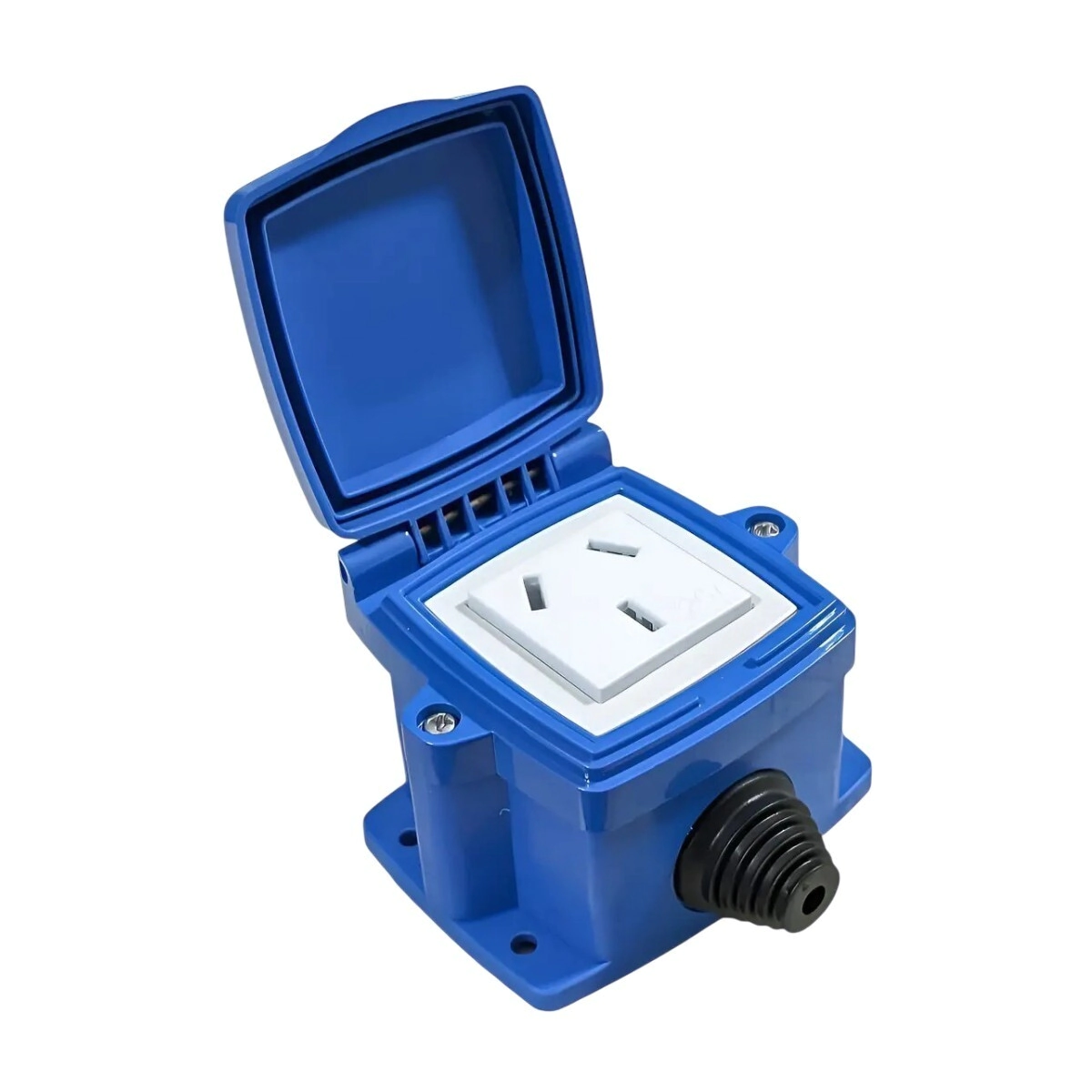 CAJA CAPSULADA AZUL TOMA 20A MIG